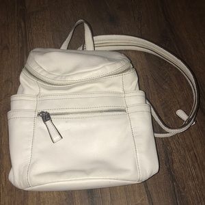 White Tignanello Mini Backpack
